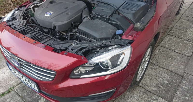 Volvo V60 cena 47000 przebieg: 144000, rok produkcji 2014 z Skawina małe 596